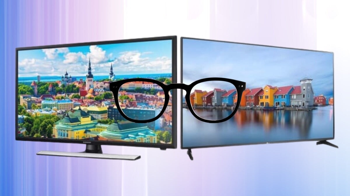 un écran LED et un écran LCD, lunettes anti lumière bleue horus x