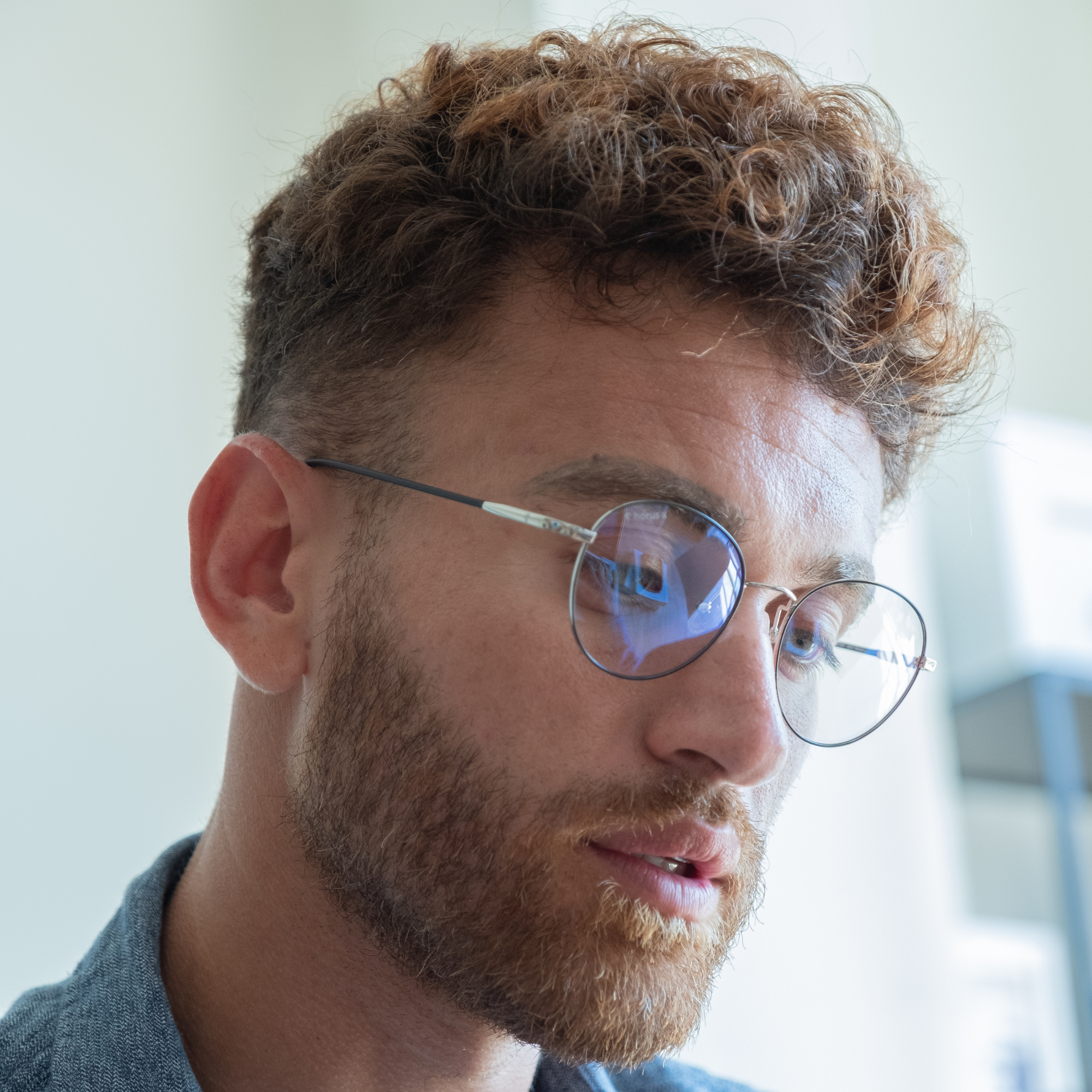 lunettes pour écran pour yeux sans correction ushuaia silver formes ronde pour homme