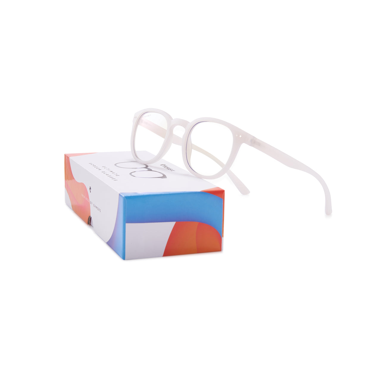 lunette anti lumière bleue vintage stockholm aux verres clair coloris Frost