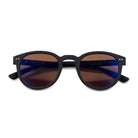 Lunettes de soleil anti lumière bleue Urban Sun branches repliées sur fond blanc