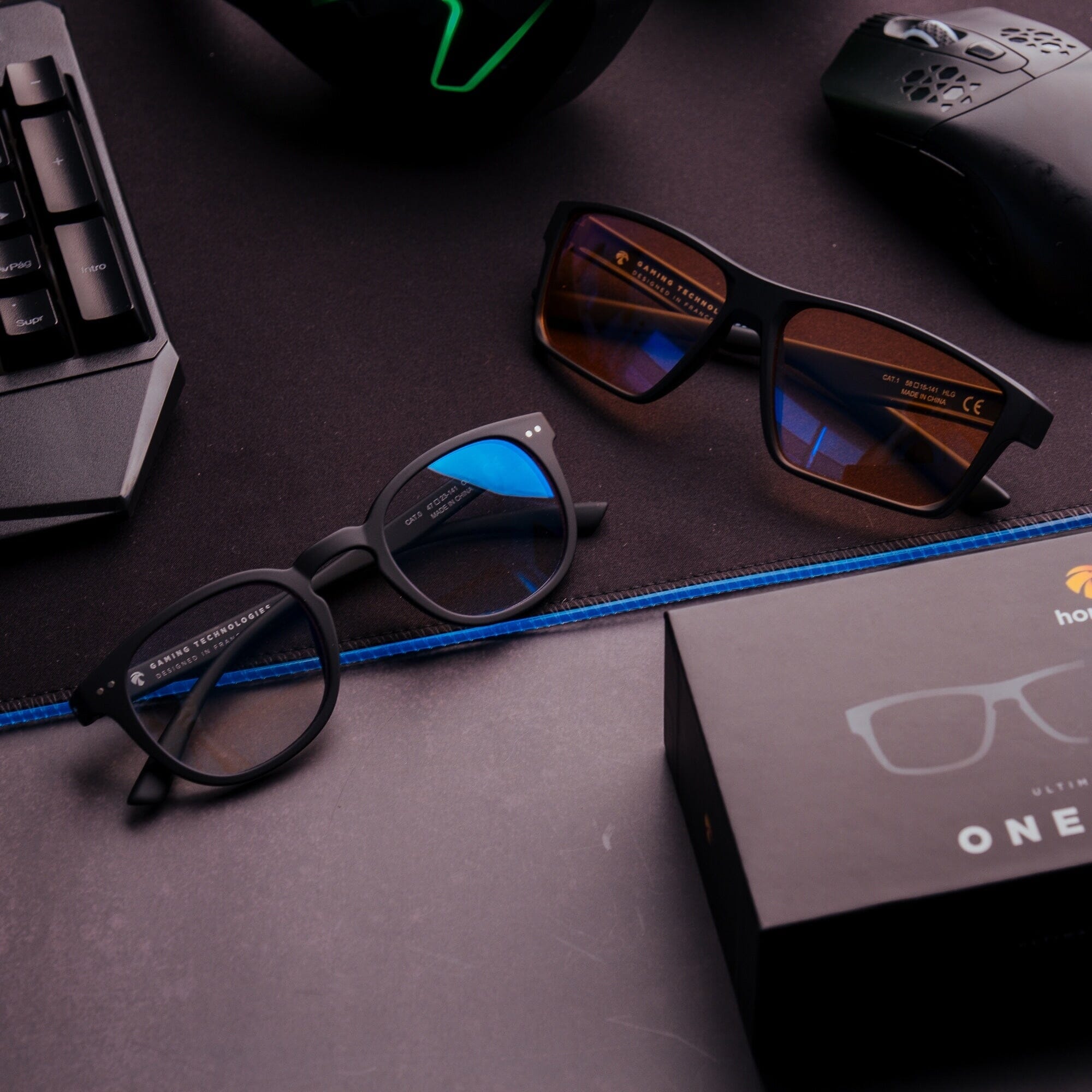 SFL+ Optics Occhiali Anti Luce Blu – 2 Paia In Un Kit: Stile Casual E Gaming Con Filtro 30% E 85%